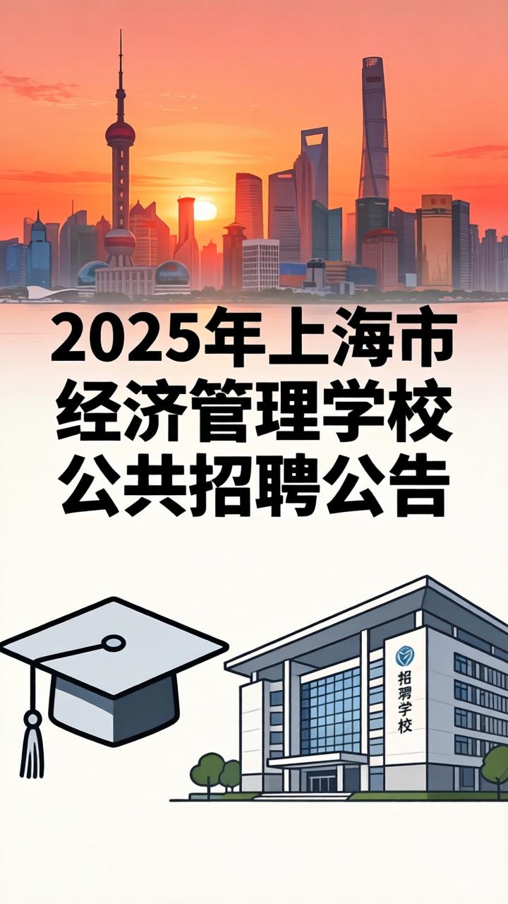 上海市经济管理学校招聘专任教师6名，涵盖多领域教学岗位(图1)
