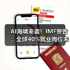 AI海啸来袭！IMF警告：全球40%就业岗位未来两年将受冲击（图1）