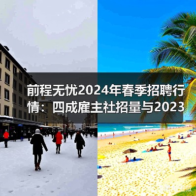 前程无忧2024年春季招聘行情:四成雇主社招量与2023同期持平,维持去年同期校招量的雇主仅为29%(图4) 前程无忧2024年春季招聘行情:四成雇主社招量与2023同期持平,维持去年同期校招量的雇主仅为29%(图4)