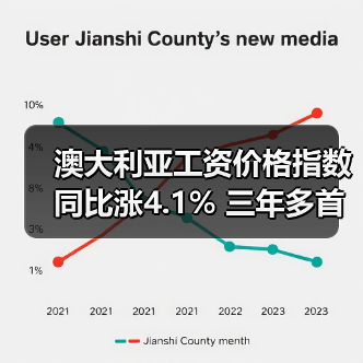澳大利亚工资价格指数同比涨4.1% 三年多首次放缓（图2）