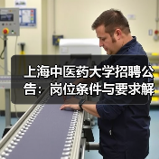 上海中医药大学招聘公告：岗位条件与要求解读（图2）