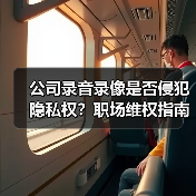 公司录音录像是否侵犯隐私权?职场维权指南(图2) 公司录音录像是否侵犯隐私权?职场维权指南(图2)