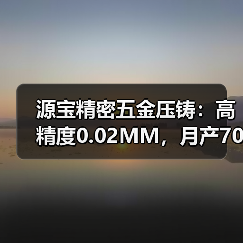 源宝精密五金压铸：高精度0.02MM，月产7000万件，专业生产电子通信五金产品（图4）