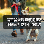 员工背景调查该问哪24个问题？这5个点你必须知道！（图1）