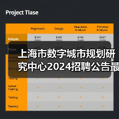 上海市数字城市规划研究中心2024招聘公告最新岗位信息（图1）