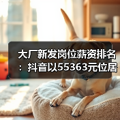 大厂新发岗位薪资排名:抖音以55363元位居高薪榜第一 华为未进前十(图2) 大厂新发岗位薪资排名:抖音以55363元位居高薪榜第一 华为未进前十(图2)